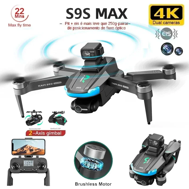 Drone Aerial Photography - Novo s9s max mini drone 4k