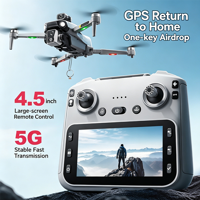 Drone Surveying - Drone GPS K19 MAX com Câmera