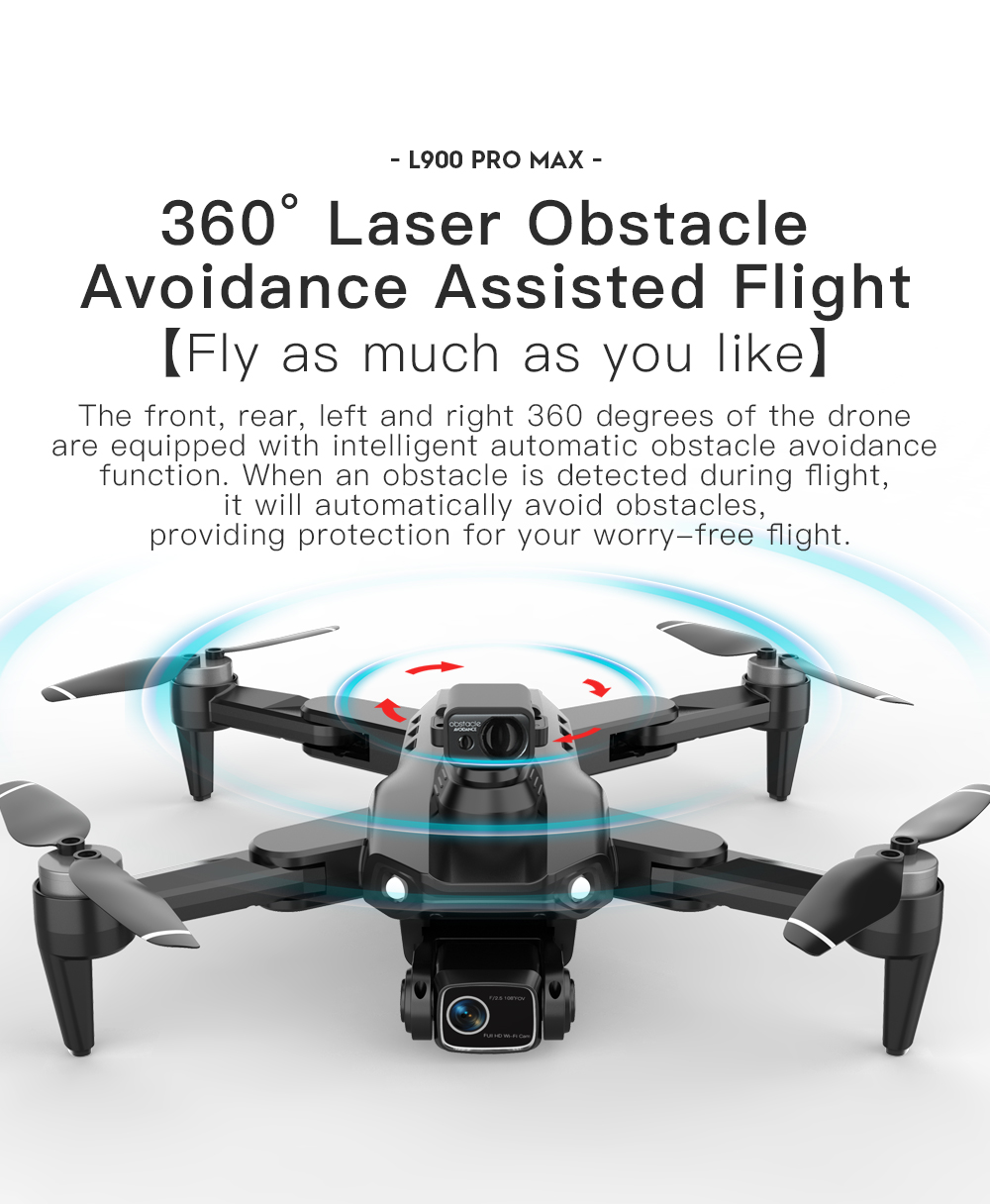 Lyrc l900 pro max laser evitar - Drone Surveying avaliação e preço