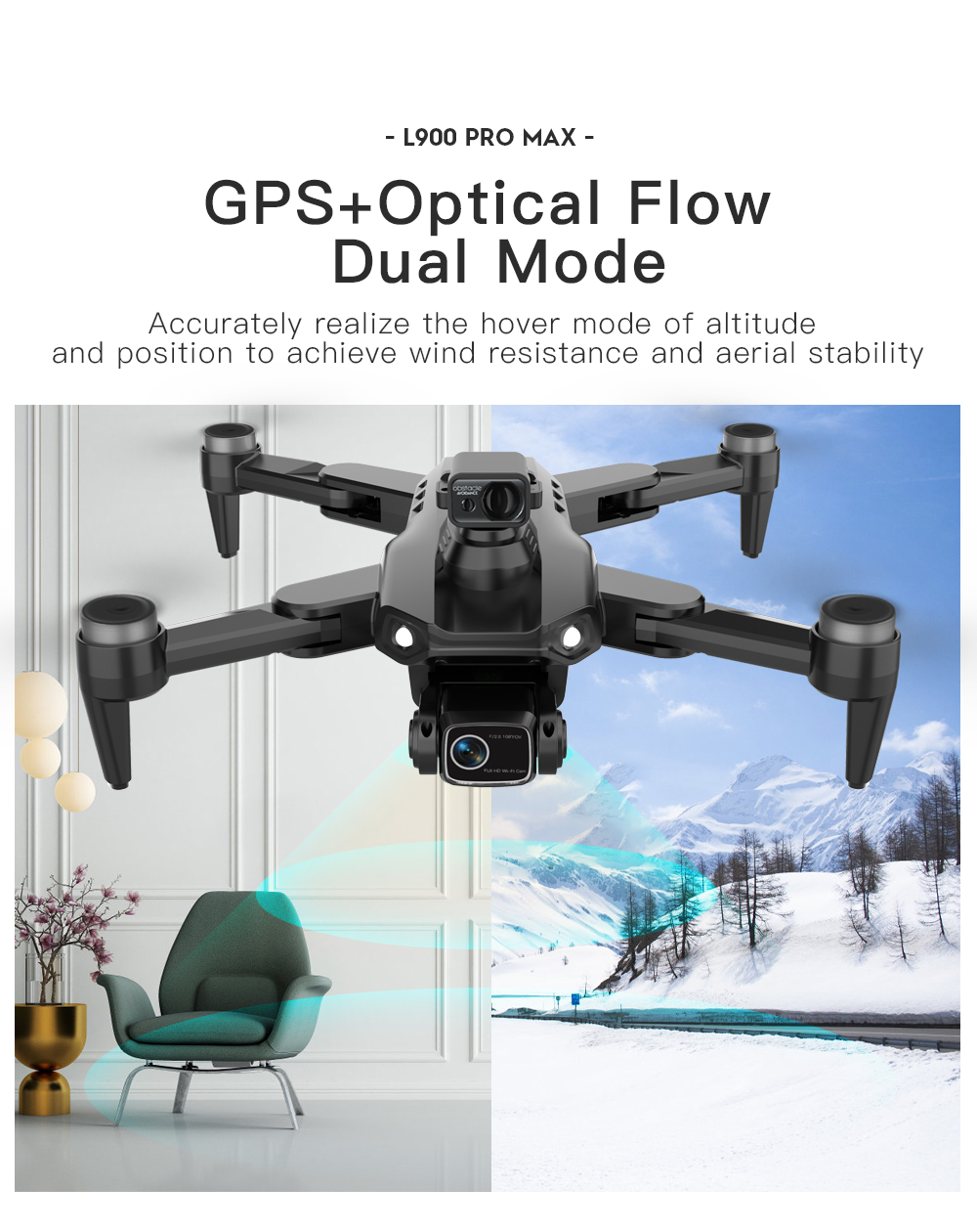 Lyrc l900 pro max laser evitar - Drone Surveying avaliação e preço